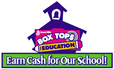 Box Tops for Education logo - each cash for our school
